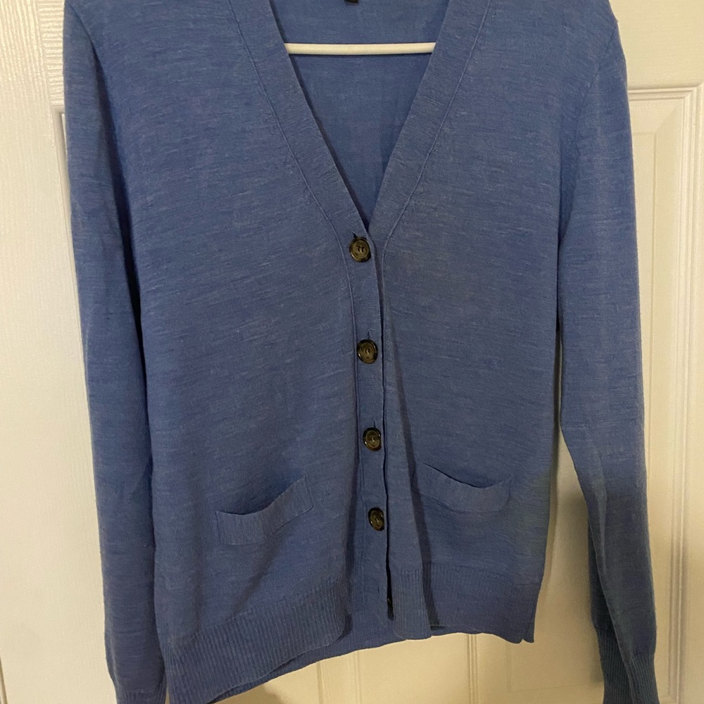 JCREW Blue Cardigan